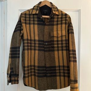 J. Crew wool over shirt XS